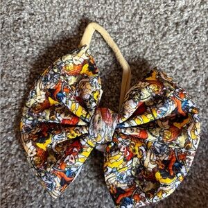 Colorful Patterned Kids Hair Bow